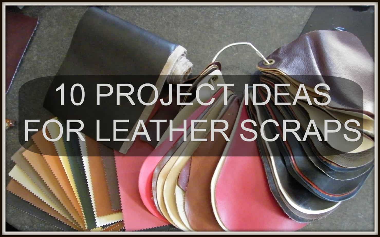 Leather Strips Remnants & Scraps