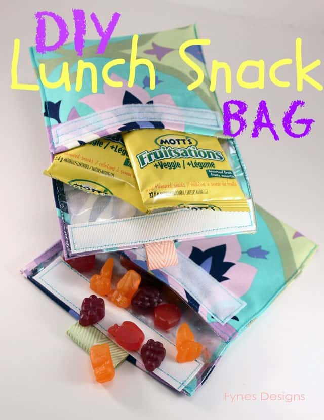 Reduce Waste With These DIY Reusable Snack Bags