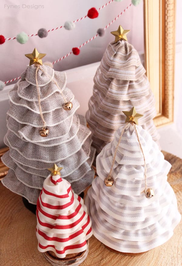 Christmas tree made of branches DIY tutorial 