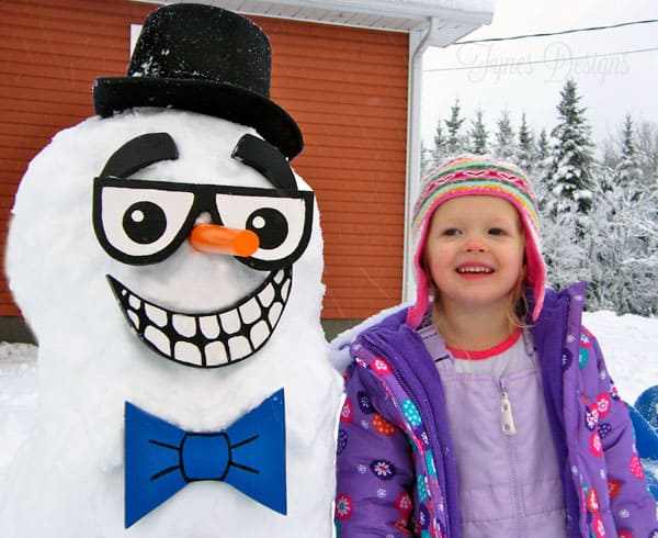 Olaf Snowman Building Kit with FREE Printable