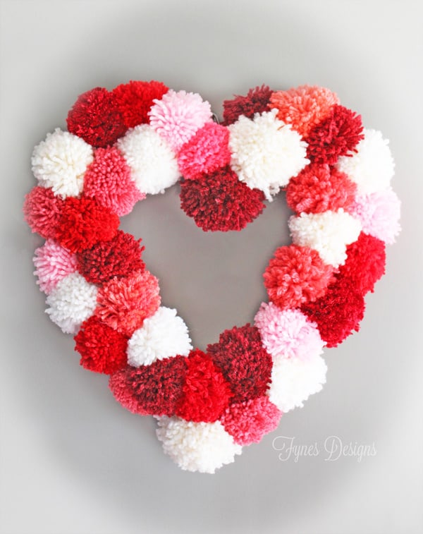 Great tutorial to make a cheap HEART SHAPED WREATH FORM from fynesdesigns.com