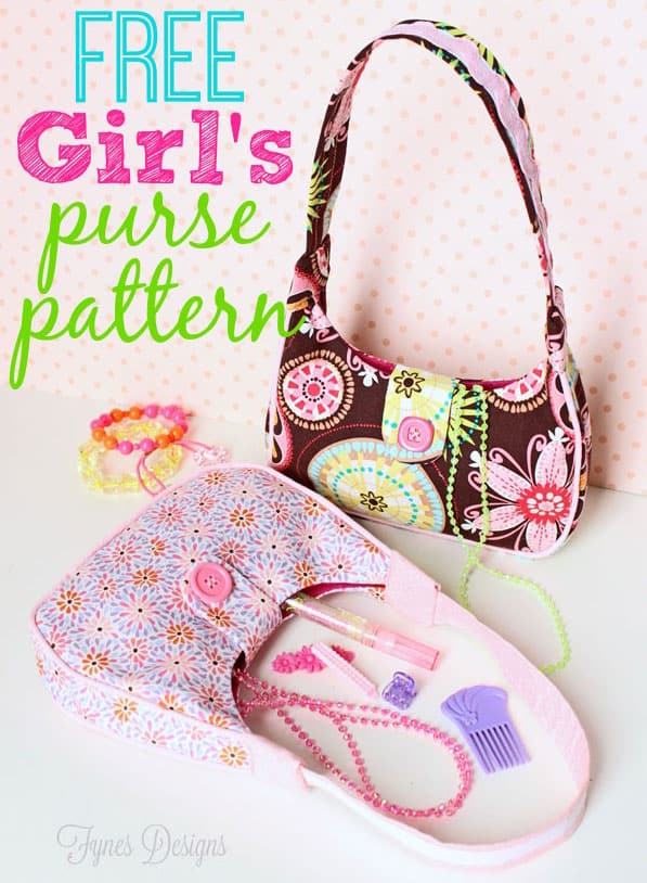 Free Pattern: Little Girl's Spring Purse - snappy tots