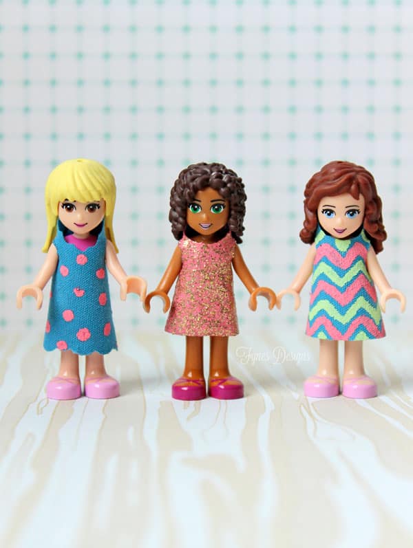 Lego Friends Dresses Free Template | DESIGNS