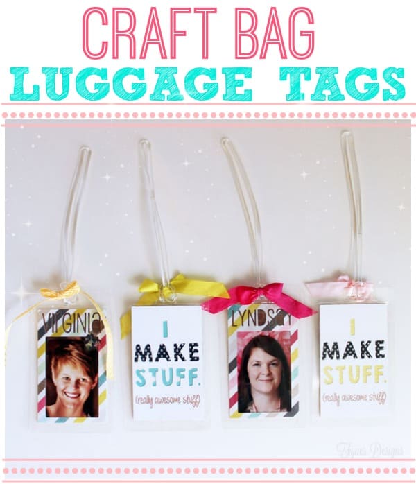 Quick and Easy Bag Tags - Lazy Crafting