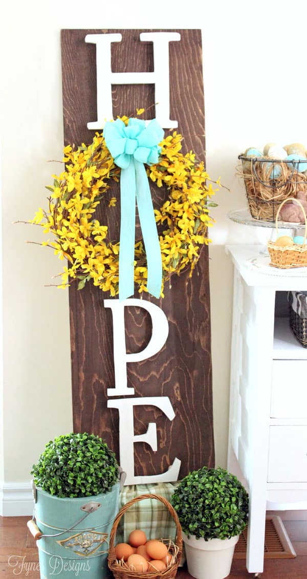 Light and Bright Easter Decor Ideas & an Easter Blog Hop!