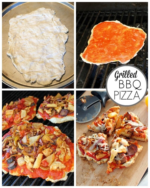 How to make BBQ pizza on the grill