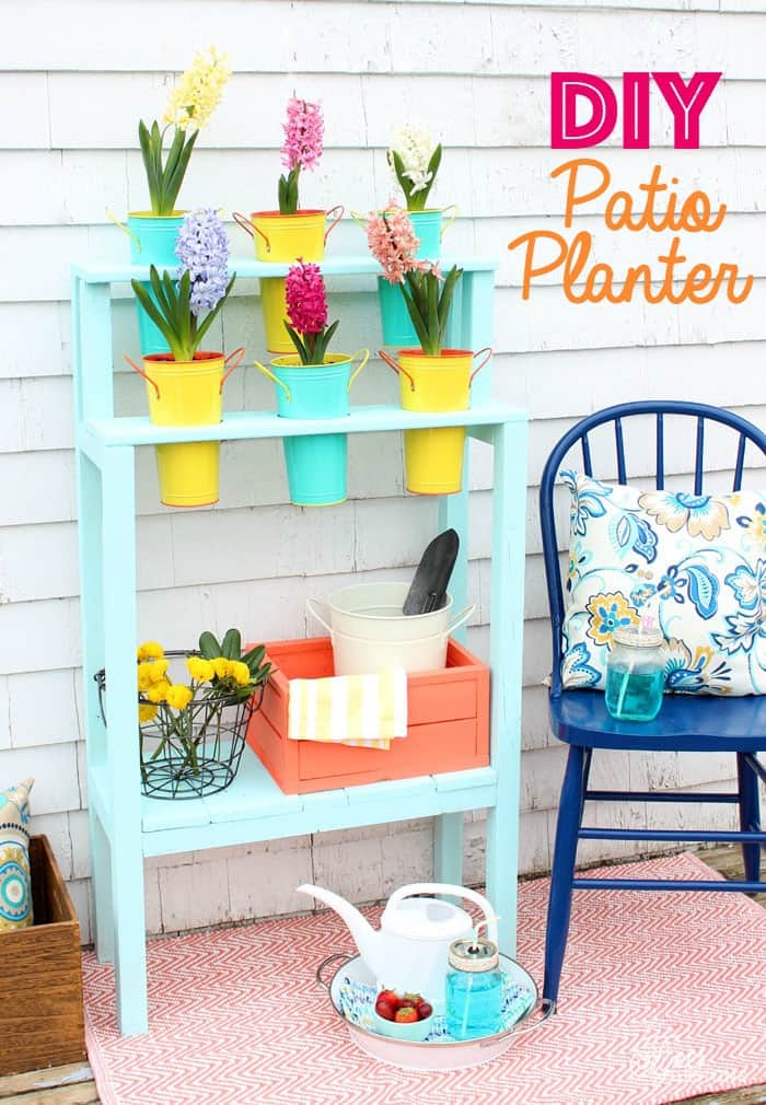 Easy to build DIY Patio Planter for $10!!