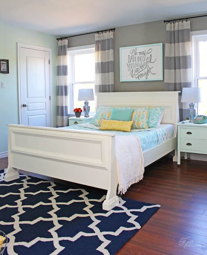 Master bedroom reveal with fresh farmhouse touches