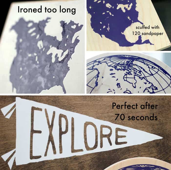 How to Use Heat Transfer Vinyl on Wood
