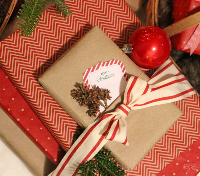 Christmas Gift Wrapping Ideas with Ribbon - FYNES DESIGNS | FYNES DESIGNS