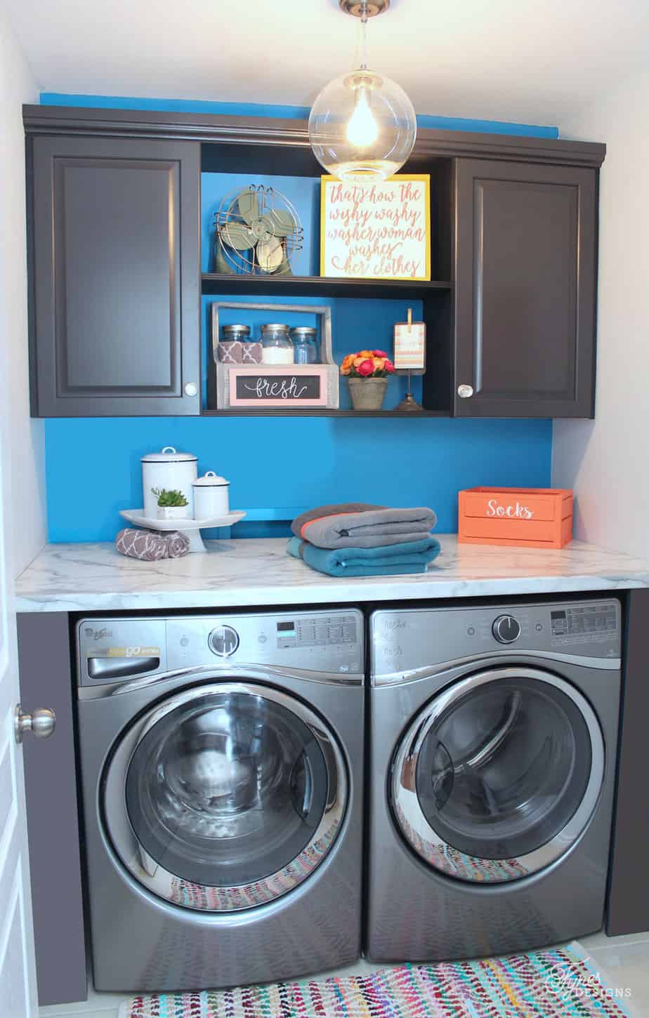 The Big Reveal Simple Laundry Room Ideas Fynes Designs