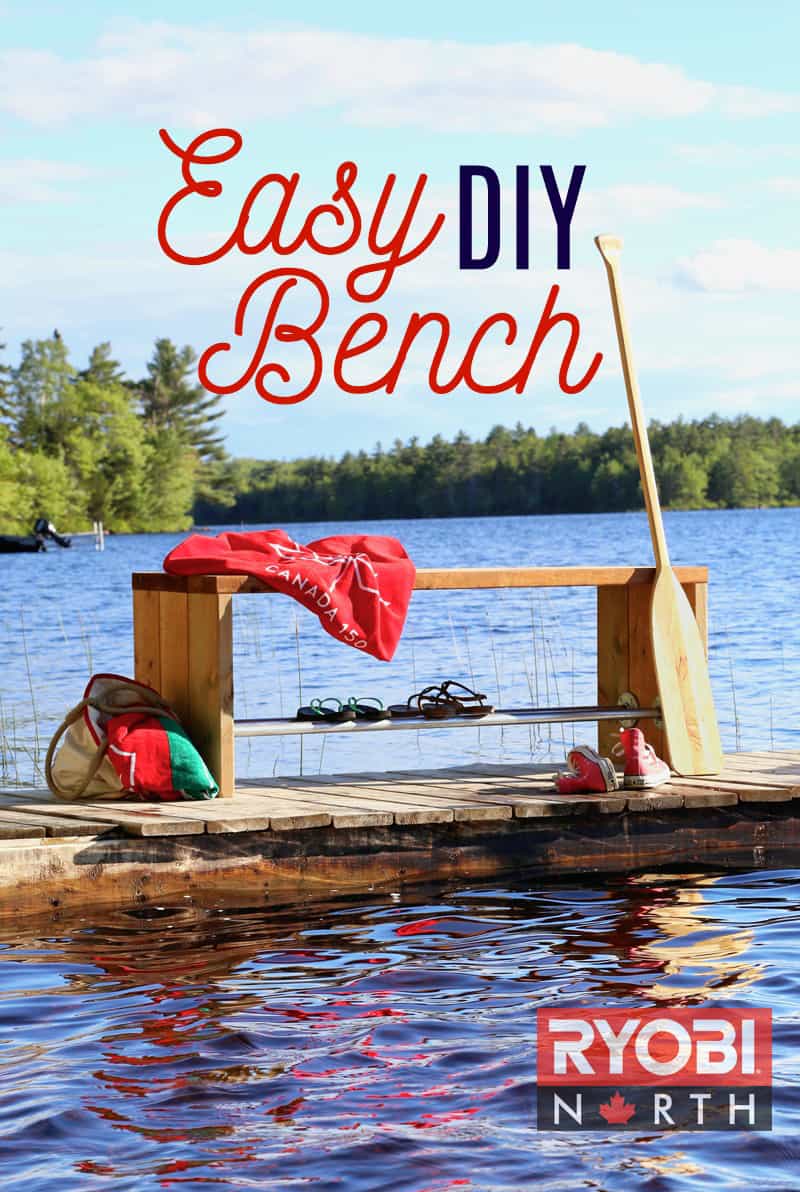 Et hundrede år crush Hick Ryobi North- Canada 150 Easy DIY Bench | FYNES DESIGNS