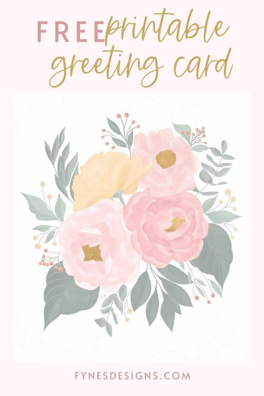 assimilation Embankment lov Printable Floral Card | Phoenix lifestyle | Love and Specs