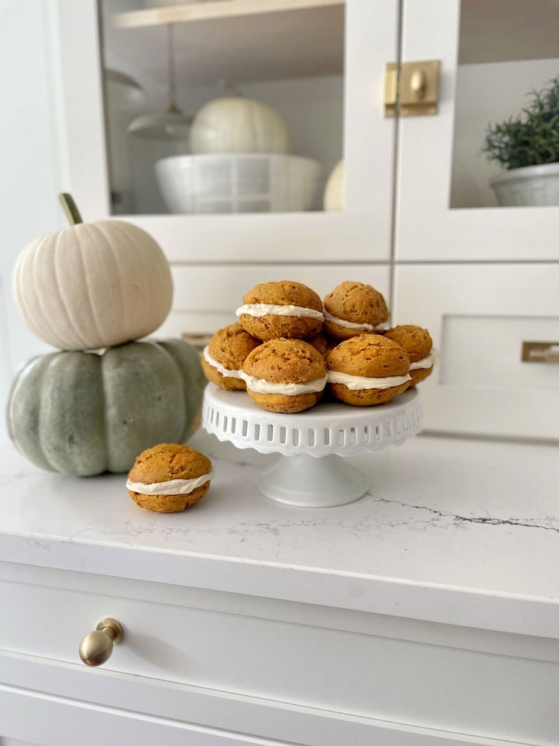 Pumpkin Whoopie Pies with Maple Cream Cheese