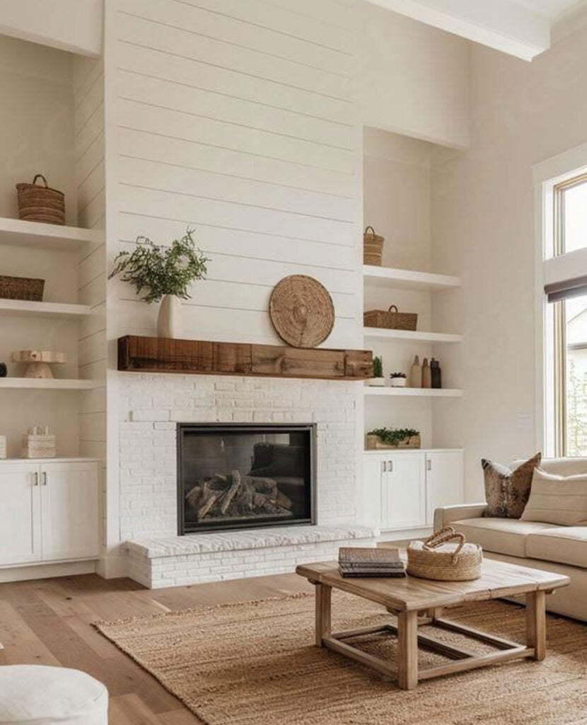 Fireplace Shiplap Design Ideas For A Cozy Home | Fynes Designs