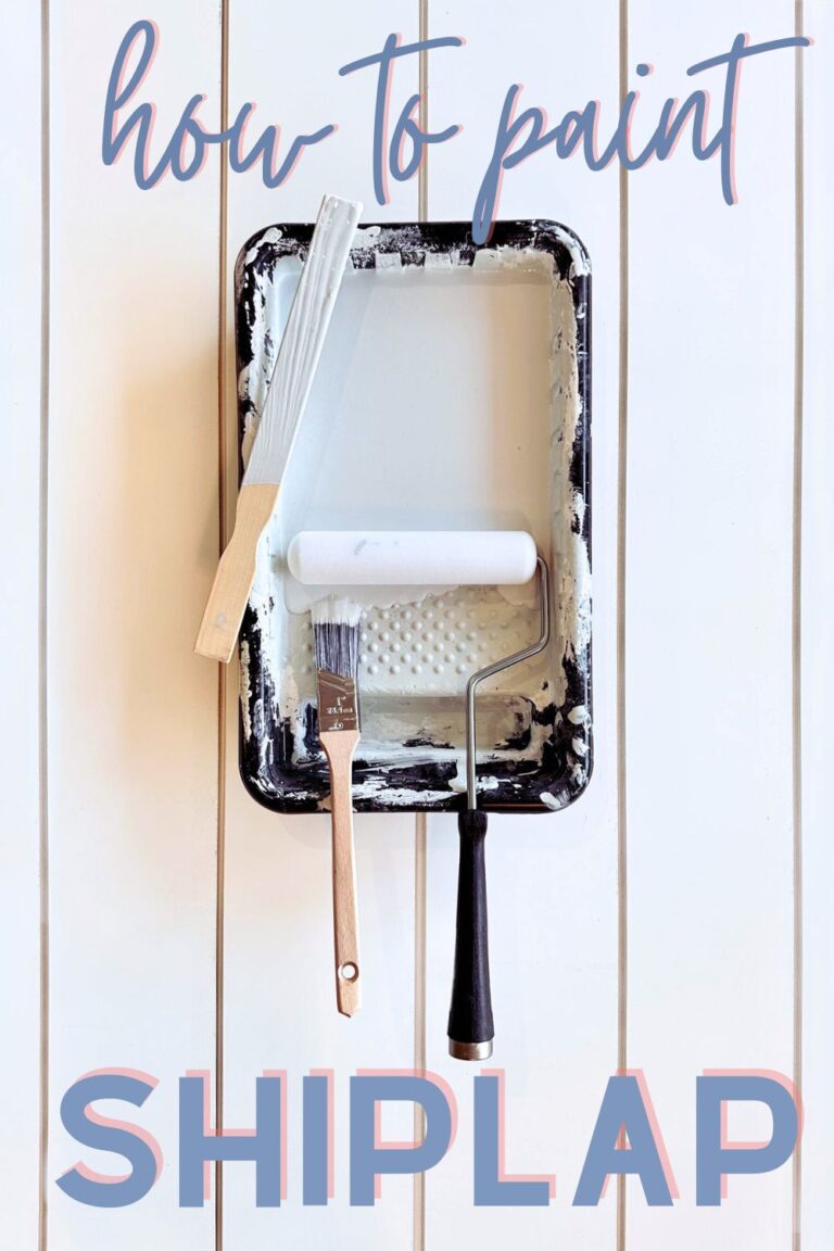 How To Paint Shiplap With A Roller: Tips For a Smooth Finish | Fynes ...