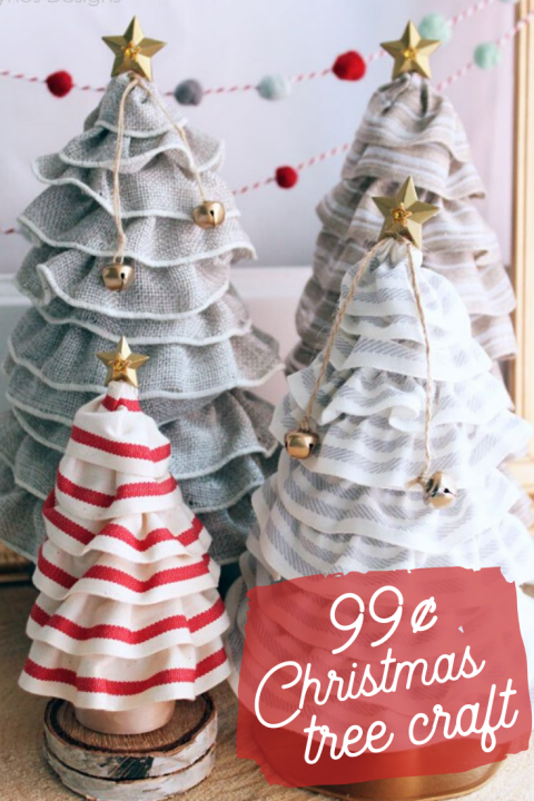 Christmas Craft Project with Serger Thread Cones  Christmas craft  projects, Alternative christmas tree, Alternative christmas