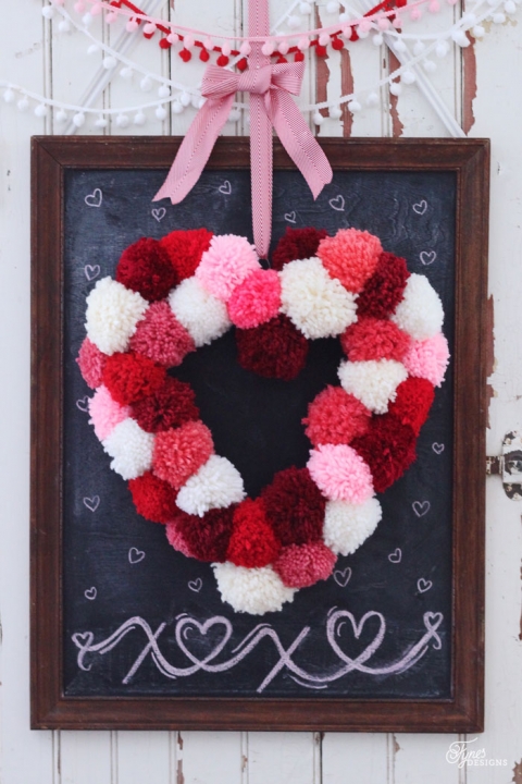 Heart Shaped Wreath, Canada DIY