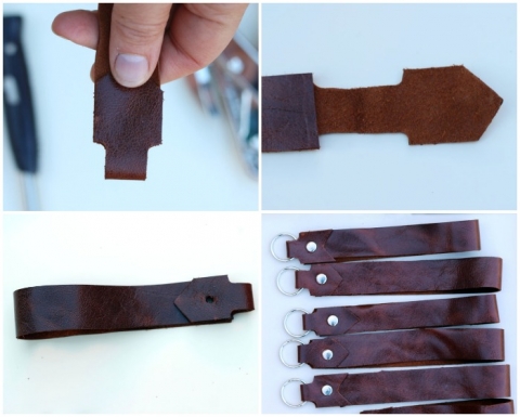 DIY Key Fob Leather Kit 
