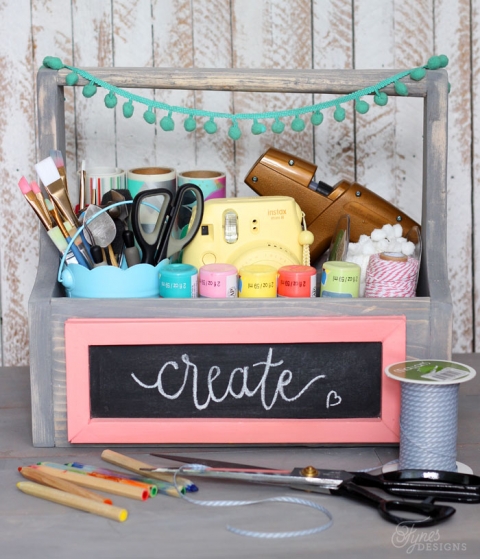Adorable Desk Caddy - Day 6 of 12 Days of DIY Gift Ideas
