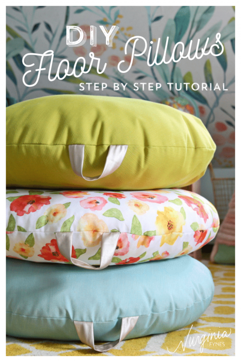 Learn How to Sew Stackable Floor Cushions