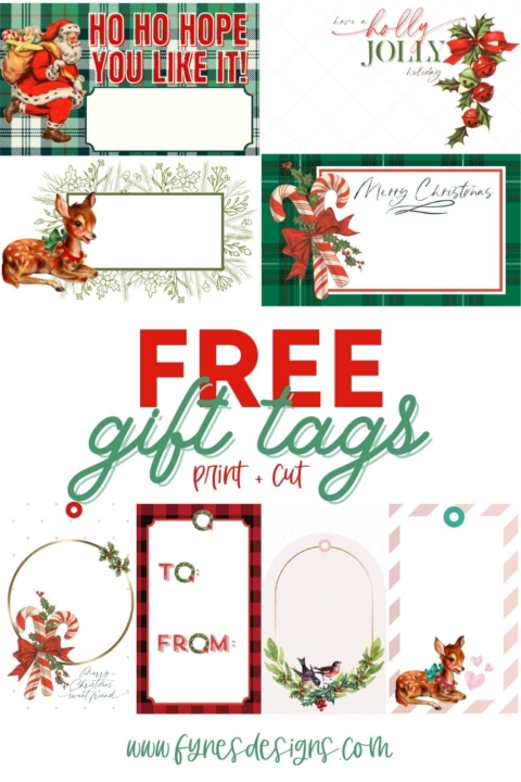 Christmas Gift Tags - Free Printable
